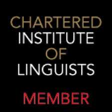 Member of Chartered Instuite of Linguists